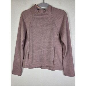 Leapstride‎ Women Fleeced Sweatshirt Twilight Rose Heather XS